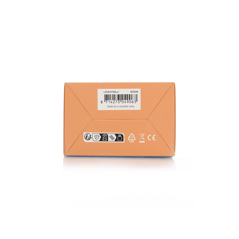 VIBRADOR COM PÉROLAS ROTATIVAS E IMPULSO RABBIT BLUE NOVA LOVELINE 4