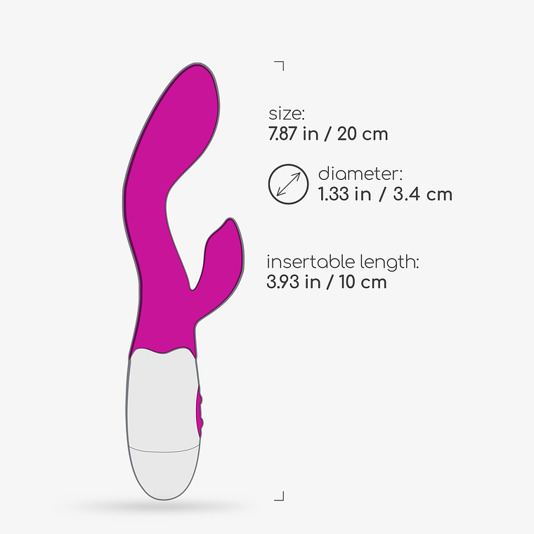 VIBRADOR COM ESTIMULADOR DE CLITÓRIS CHERIE E LUBRIFICANTE À BASE DE ÁGUA INCLUÍDO CRUSHIOUS 9