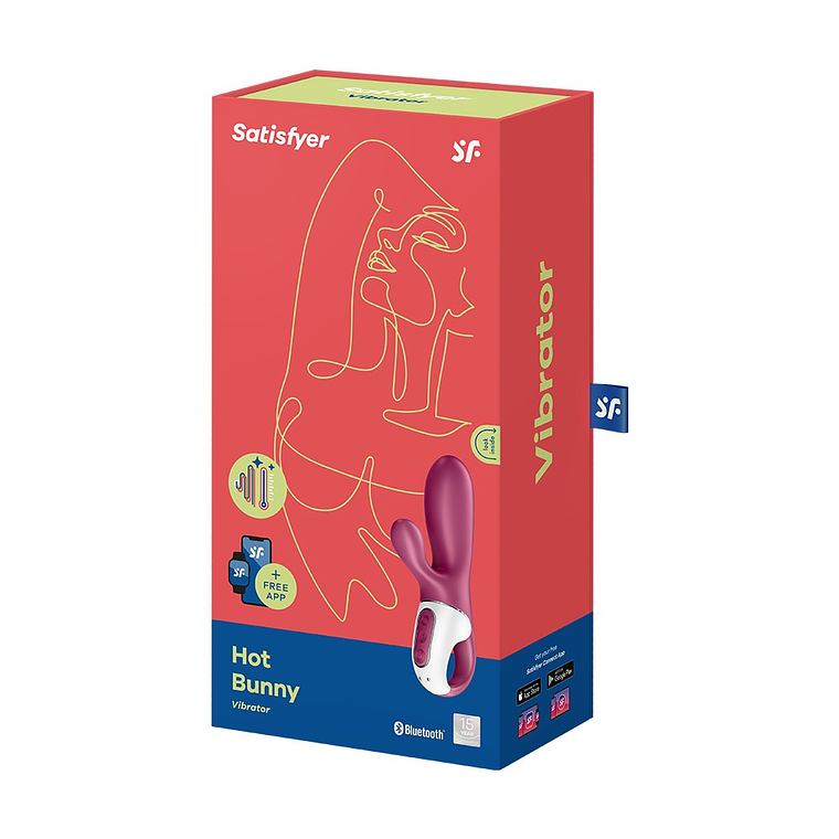 VIBRADOR HOT BUNNY COM APP SATISFYER 2