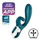 VIBRADOR HUG ME COM APP SATISFYER VERDE - Thumbnail 1