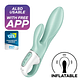VIBRADOR INSUFLÁVEL AIR PUMP BUNNY 5 COM APLICAÇÃO CONNECT SATISFYER - thumbnail 1