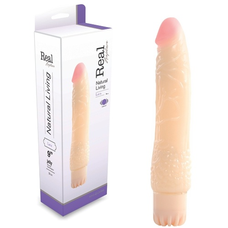 VIBRADOR JELLY REAL RAPTURE LAVA 9'' 2