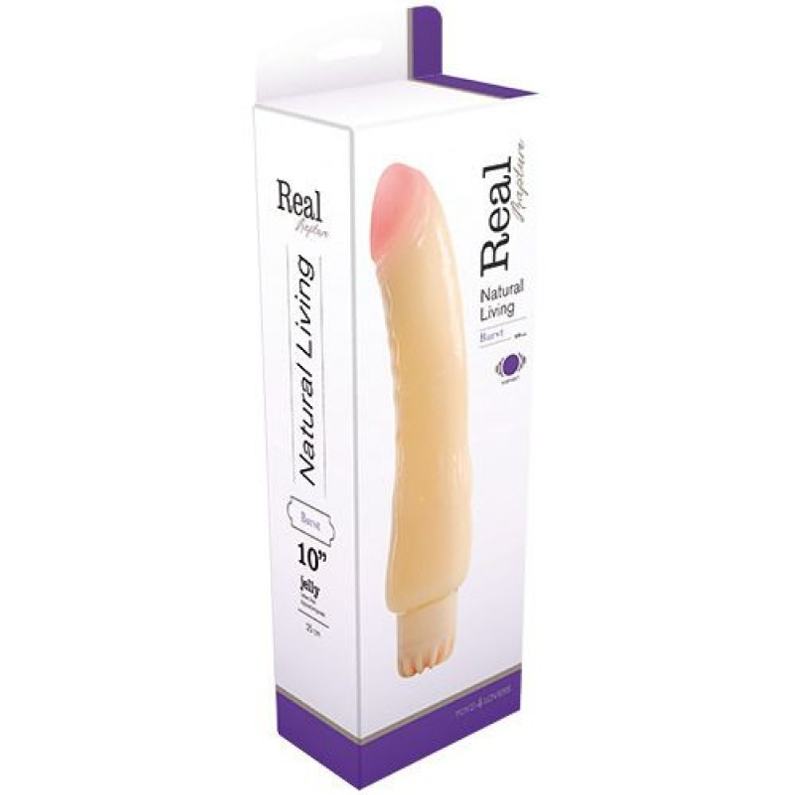 VIBRADOR JELLY REAL RAPTURE BURST 10'' 3