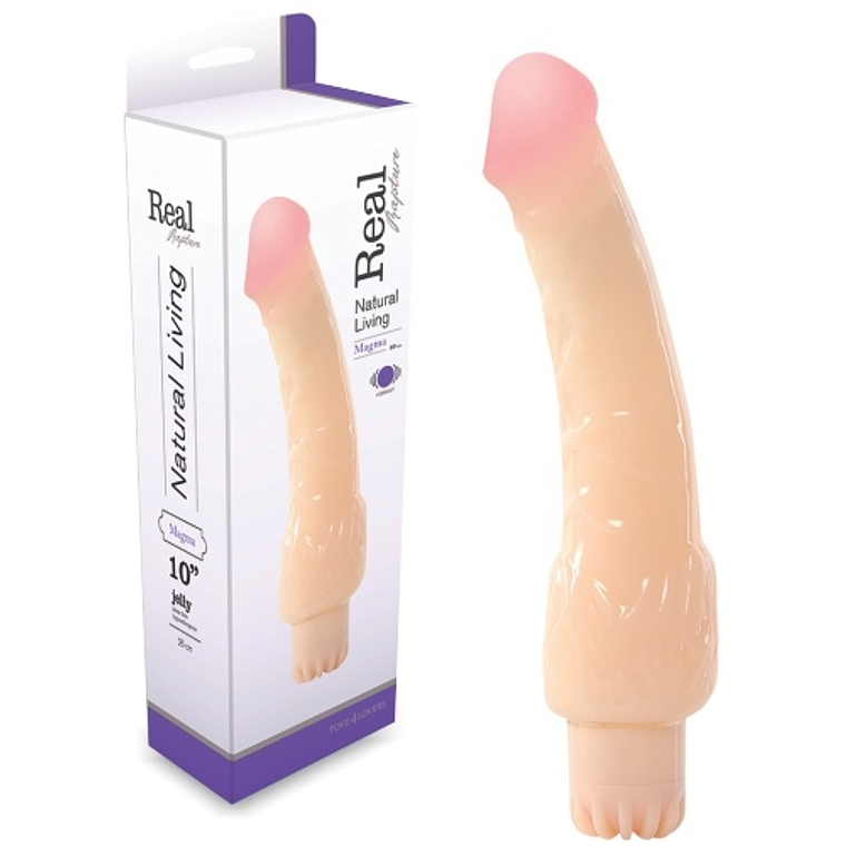 VIBRADOR JELLY REAL RAPTURE MAGMA 10'' 2
