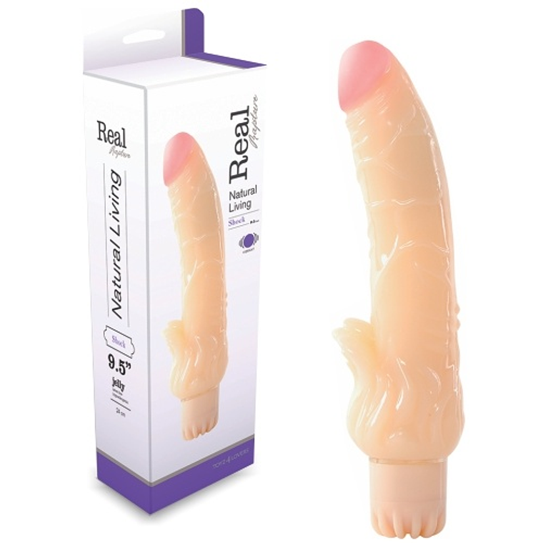 VIBRADOR JELLY REAL RAPTURE SHOCK 9.5'' 2