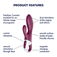 VIBRADOR HEATED AFFAIR COM APP SATISFYER - Thumbnail 11