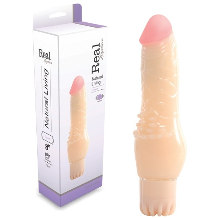VIBRADOR JELLY REAL RAPTURE UPSET 8'' 2