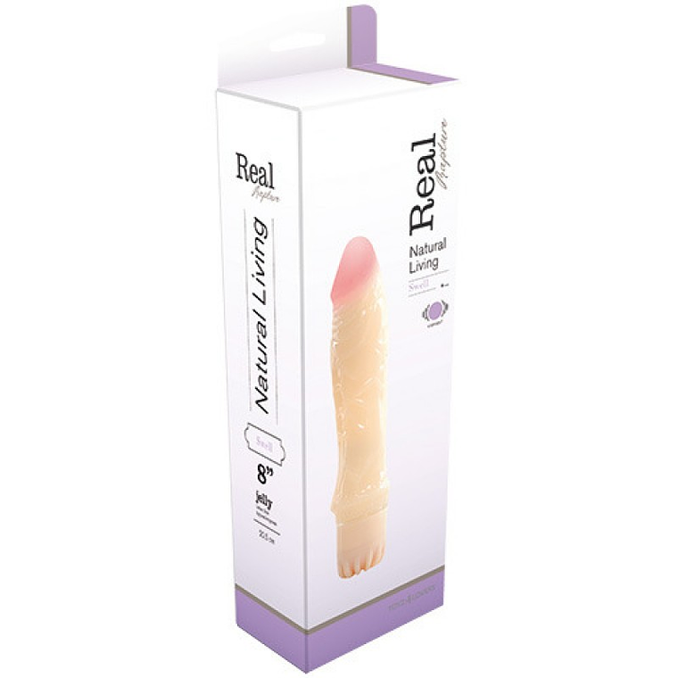 VIBRADOR JELLY REAL RAPTURE SWELL 8'' 3