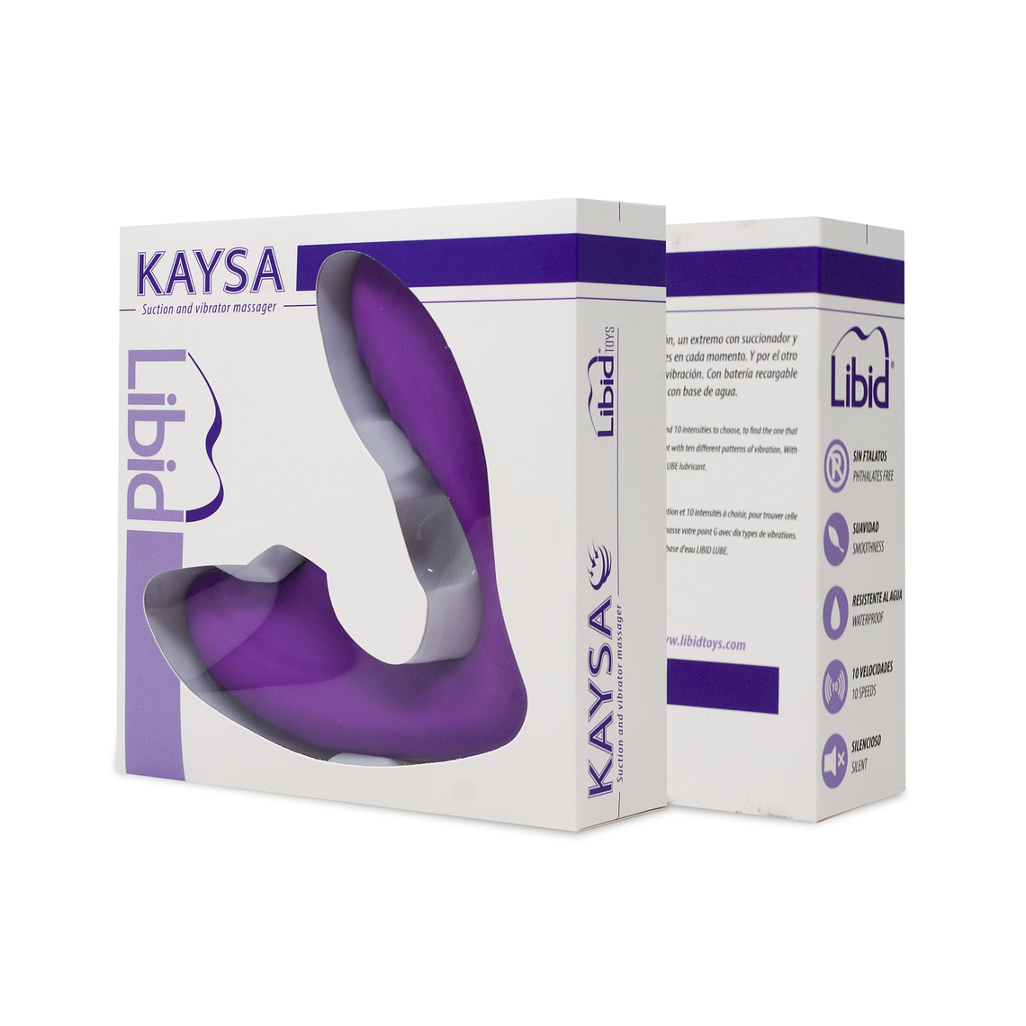 VIBRADOR KAYSA ROXO LIBID TOYS 7