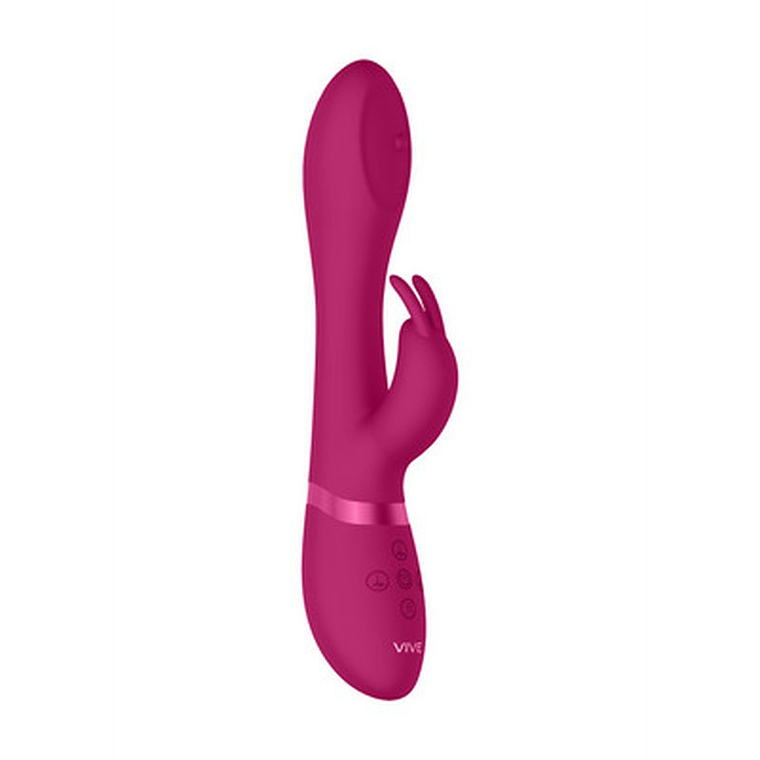 VIBRADOR MIRA SPINNING G-SPOT RABBIT ROSA VIVE  1