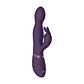 VIBRADOR NIVA ROTATING RABBIT ROXO VIVE - Miniatura 1
