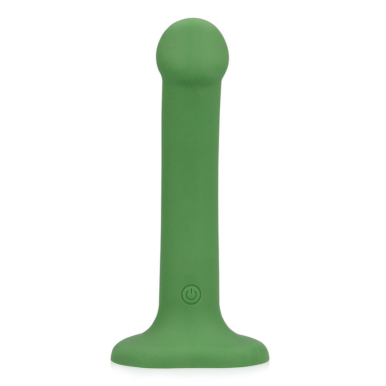 VIBRADOR NON-PHALLIC VIBRATING DILDO PEQUENO FOREST GREEN LOVELINE 1