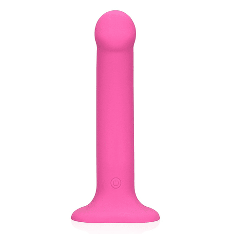 VIBRADOR NON-PHALLIC VIBRATING DILDO MÉDIO POWERFUL PINK LOVELINE