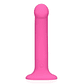 VIBRADOR NON-PHALLIC VIBRATING DILDO MÉDIO POWERFUL PINK LOVELINE - vignette 1