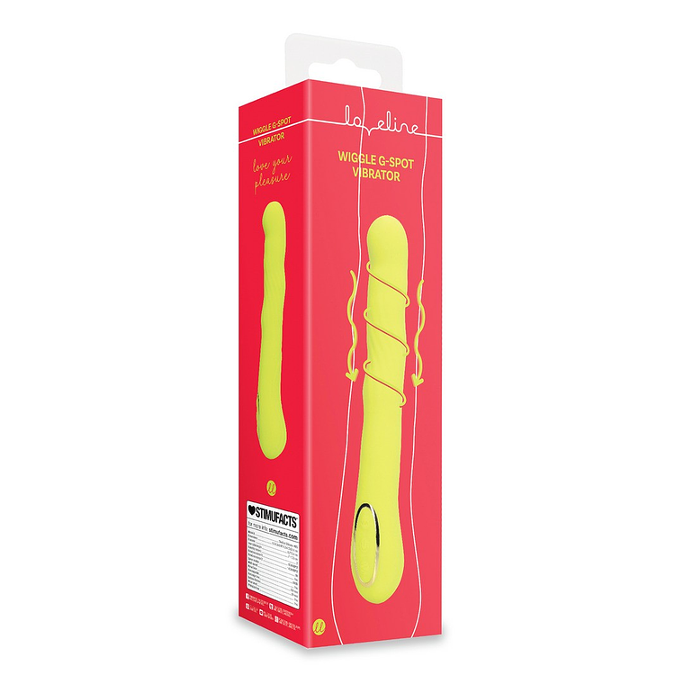 VIBRADOR PARA PONTO G WIGGLE LIME PASSION LOVELINE 2