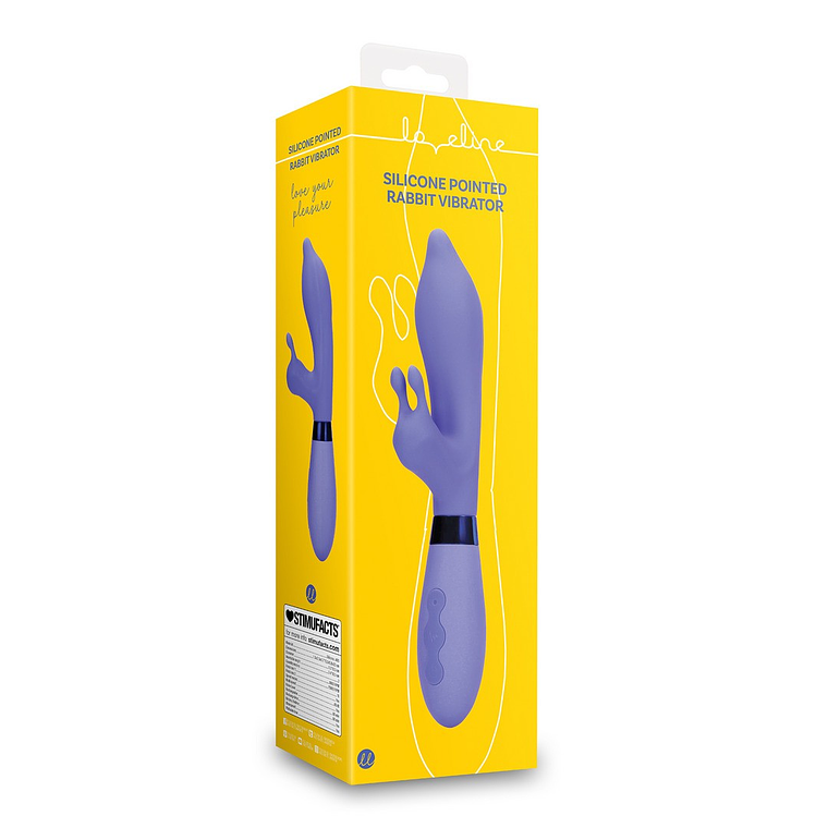 VIBRADOR RABBIT DE SILICONE PROTANOPIA LOVELINE 2
