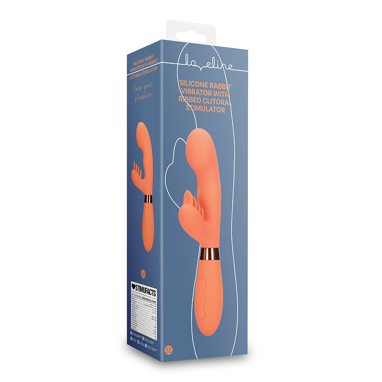 VIBRADOR RABBIT COM ESTRIAS GLAZED CARROTS LOVELINE 2
