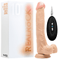 VIBRADOR REALÍSTICO COM TESTÍCULOS REALROCK 10” BRANCO - Miniatura 2