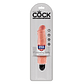 VIBRADOR REALÍSTICO KING COCK VIBRATING STIFFY 7” BRANCO - vignette 3