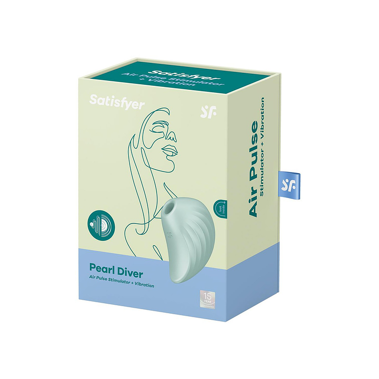 VIBRADOR PEARL DIVER SATISFYER VERDE 6
