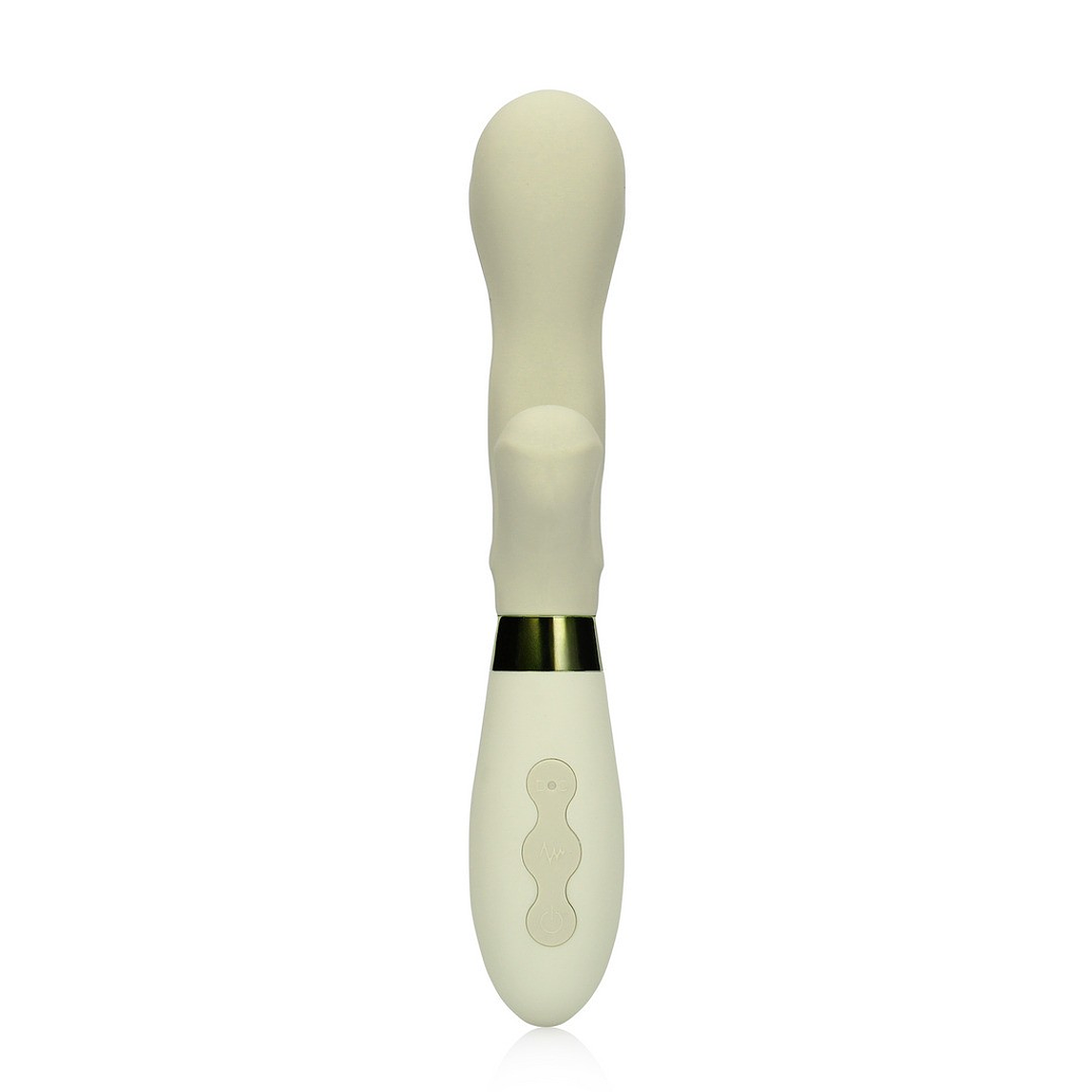VIBRADOR RABBIT DE SILICONE MISTY GREEN LOVELINE 5