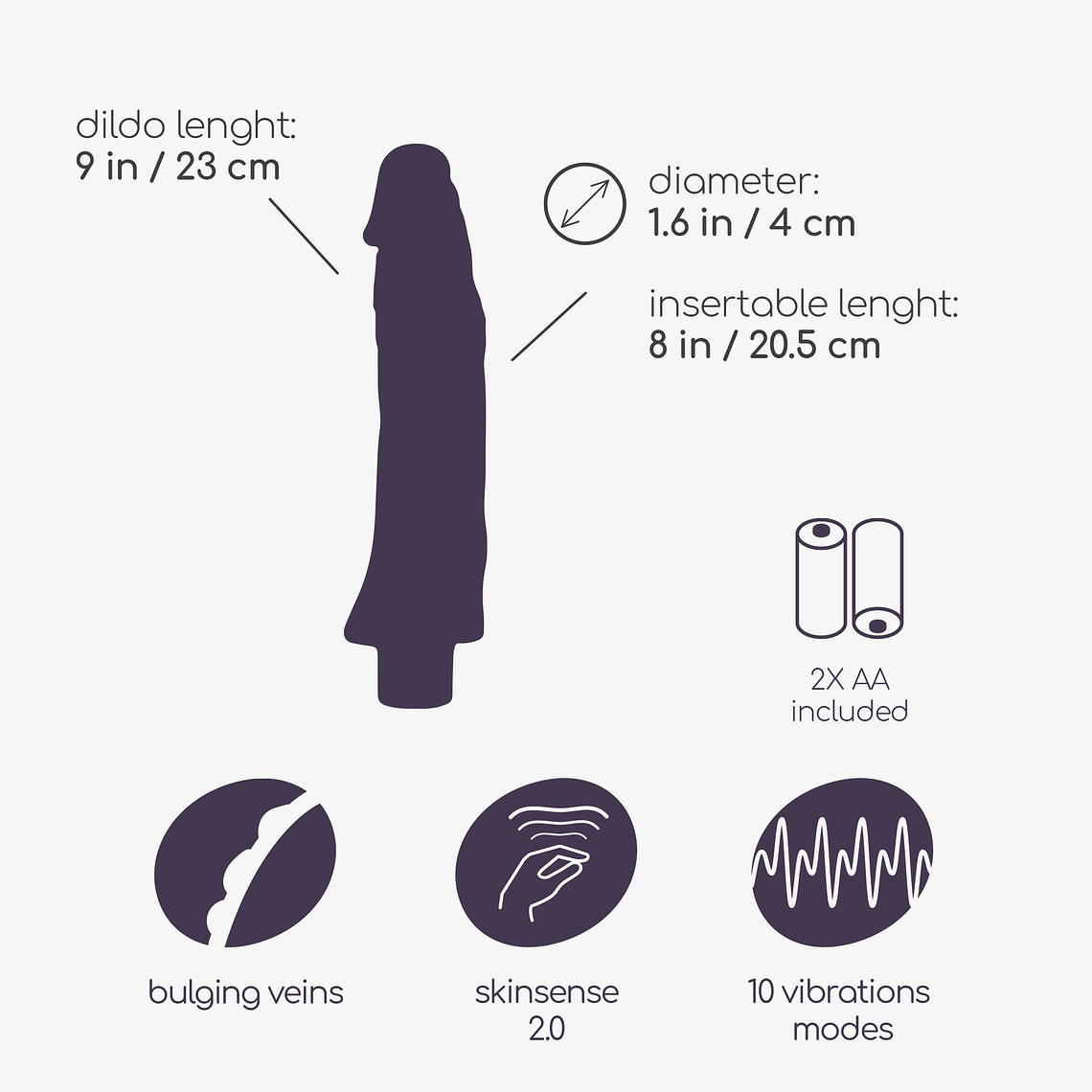VIBRADOR REALÍSTICO CASANOVA CRUSHIOUS 7