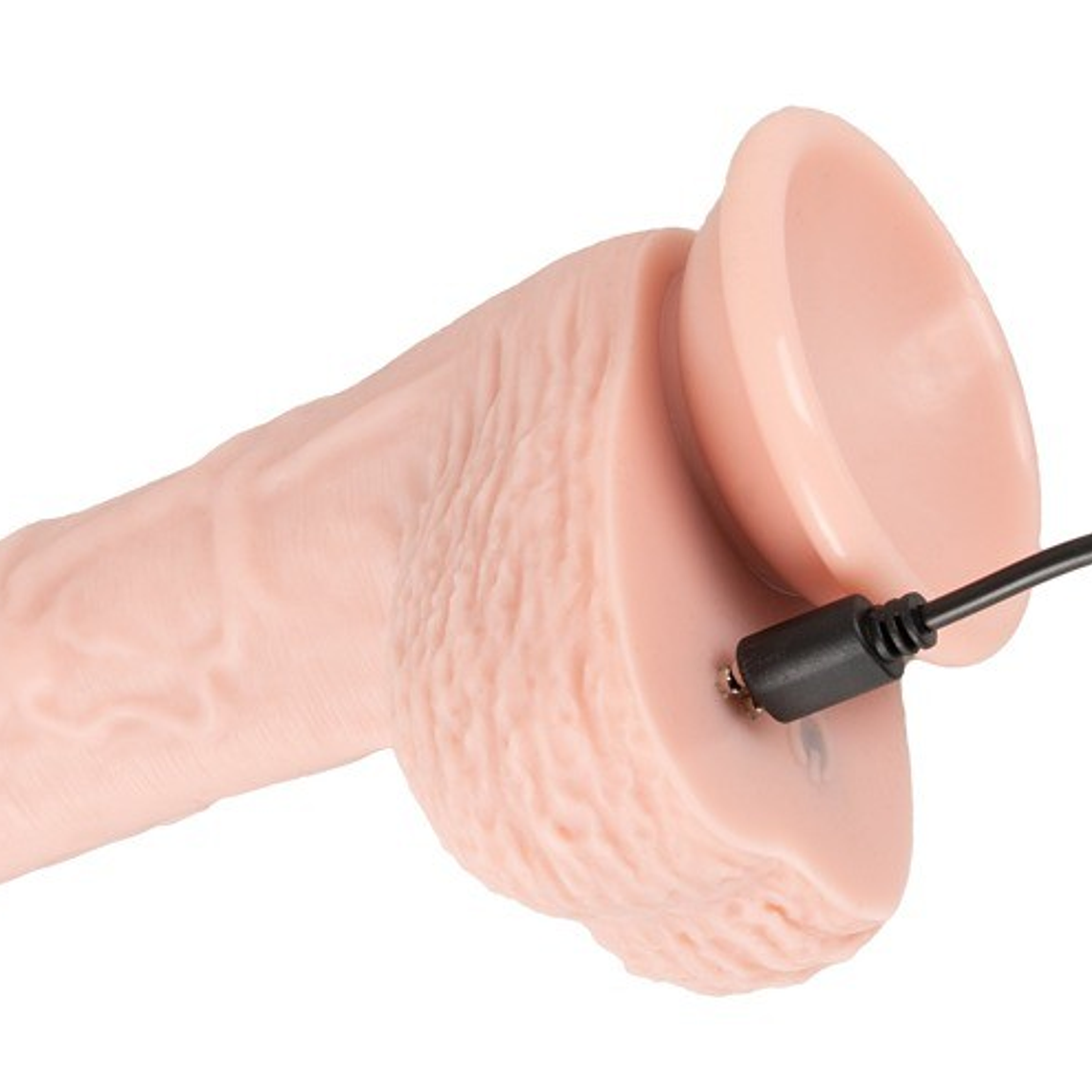 VIBRADOR REALISTA COM FUNÇÃO VAI-VEM E COMANDO SEM FIOS MEDICAL SILICONE RC VIBRATOR YOU2TOYS 7