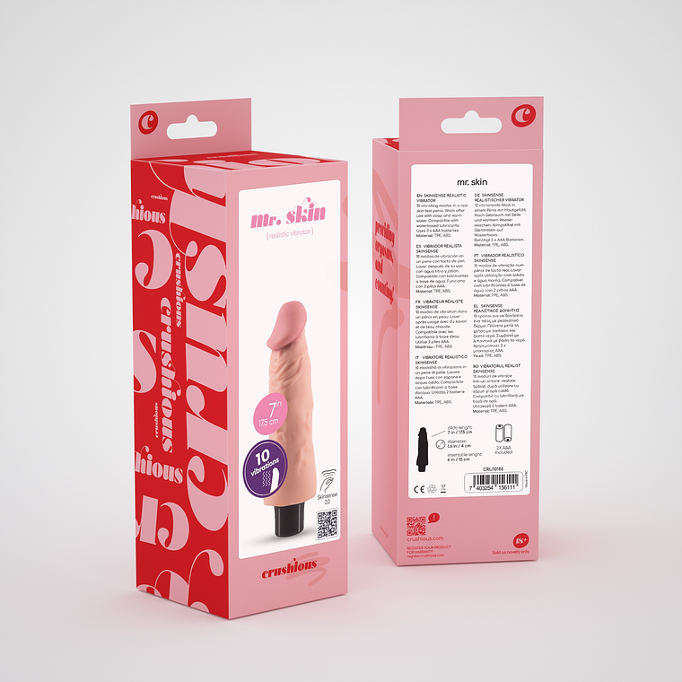 VIBRADOR REALÍSTICO MR. SKIN CRUSHIOUS 7