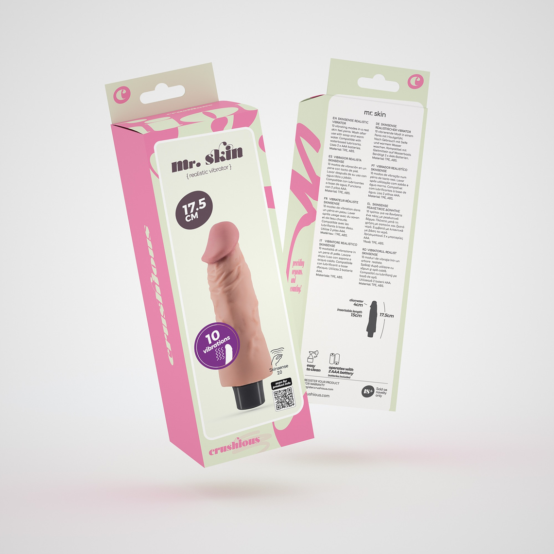VIBRADOR REALÍSTICO MR. SKIN CRUSHIOUS 9