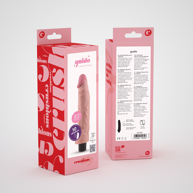 VIBRADOR REALÍSTICO GUIDO CRUSHIOUS 7