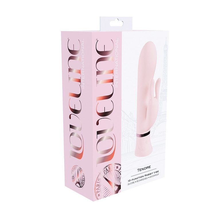 VIBRADOR TENDRE RABBIT VIBE ROSA LOVELINE  2