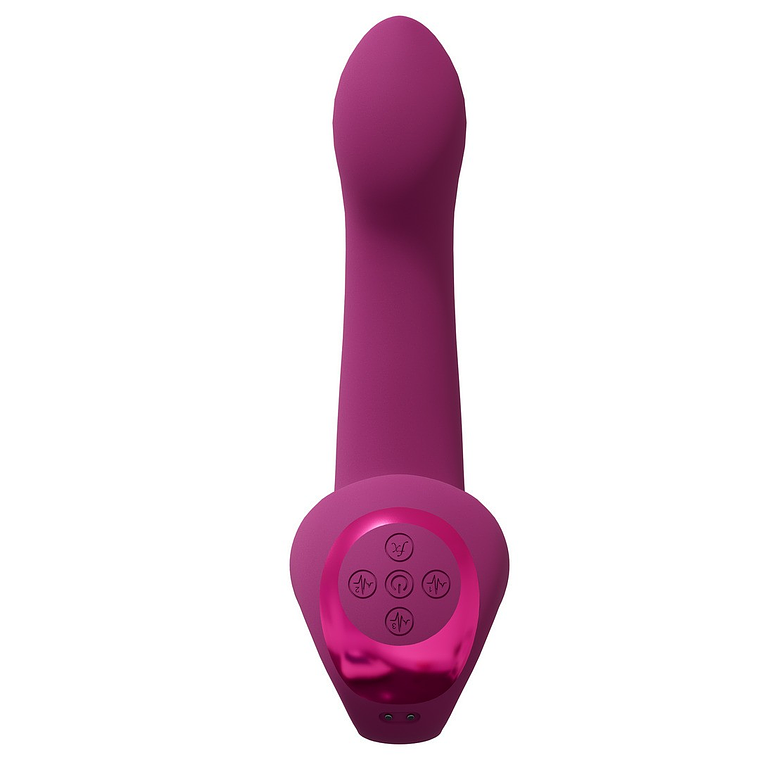 VIBRADOR RIKO COM MOTOR TRIPLO PULSE WAVE STIMULATOR ROSA VIVE 5