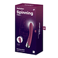 VIBRADOR SPINNING VIBE 1 VERMELHO SATISFYER - thumbnail 3