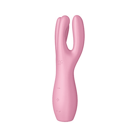 VIBRADOR THREESOME 3 LAY-ON VIBRATOR ROSA SATISFYER