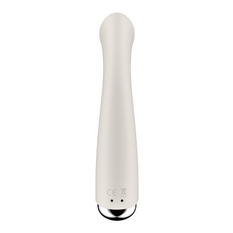 VIBRADOR SPINNING G-SPOT 1 BEGE SATISFYER 5