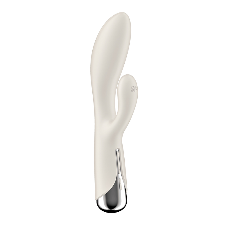 VIBRADOR SPINNING RABBIT 1 BEGE SATISFYER 6