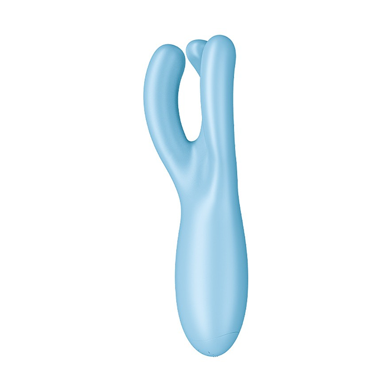 VIBRADOR THREESOME 4 COM APP SATISFYER AZUL 2