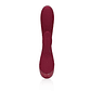 VIBRADOR SMOOTH SILICONE RABBIT DARK CHERRY LOVELINE - Miniatura 5