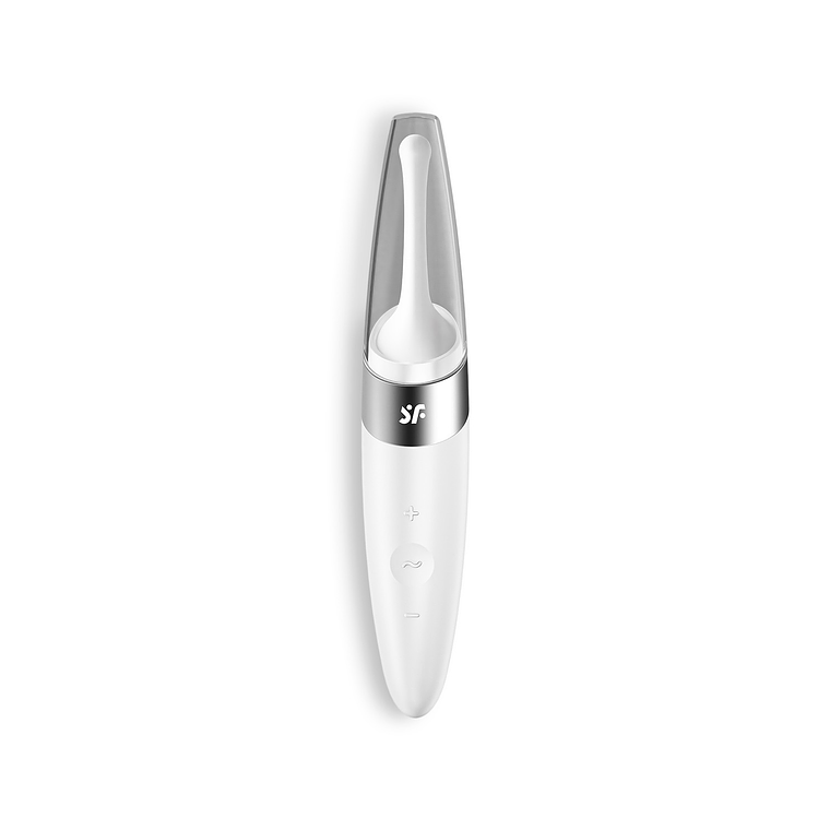 VIBRADOR TWIRLING DELIGHT SATISFYER BRANCO 6