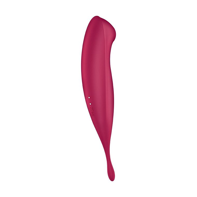 VIBRADOR TWIRLING PRO SATISFYER COM APLICAÇÃO CONNECT VERMELHO 4