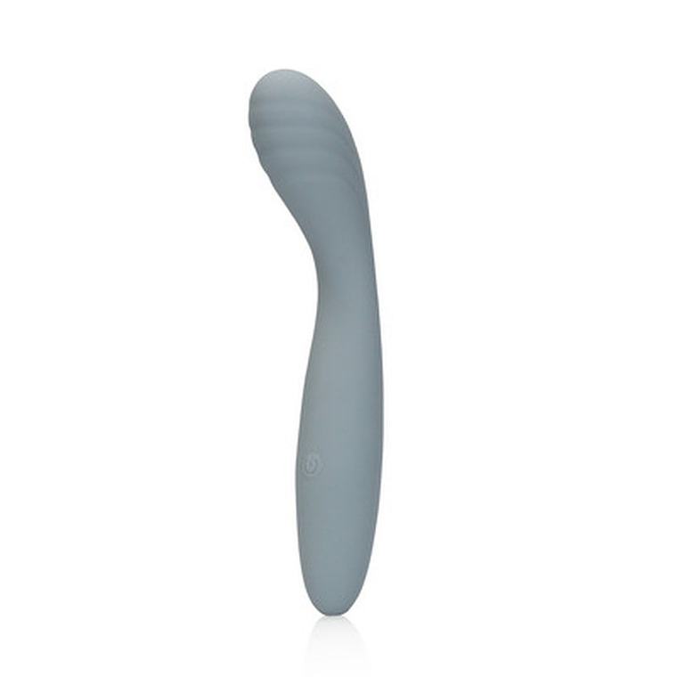 VIBRADOR ULTRA SOFT SILICONE G-SPOT BASALT GREY LOVELINE 1