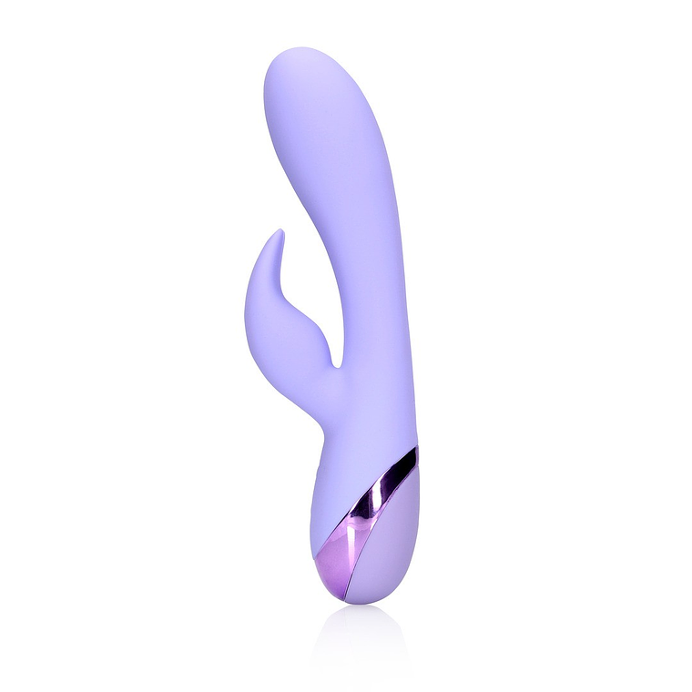 VIBRADOR SMOOTH SILICONE RABBIT DIGITAL LAVENDER LOVELINE 6