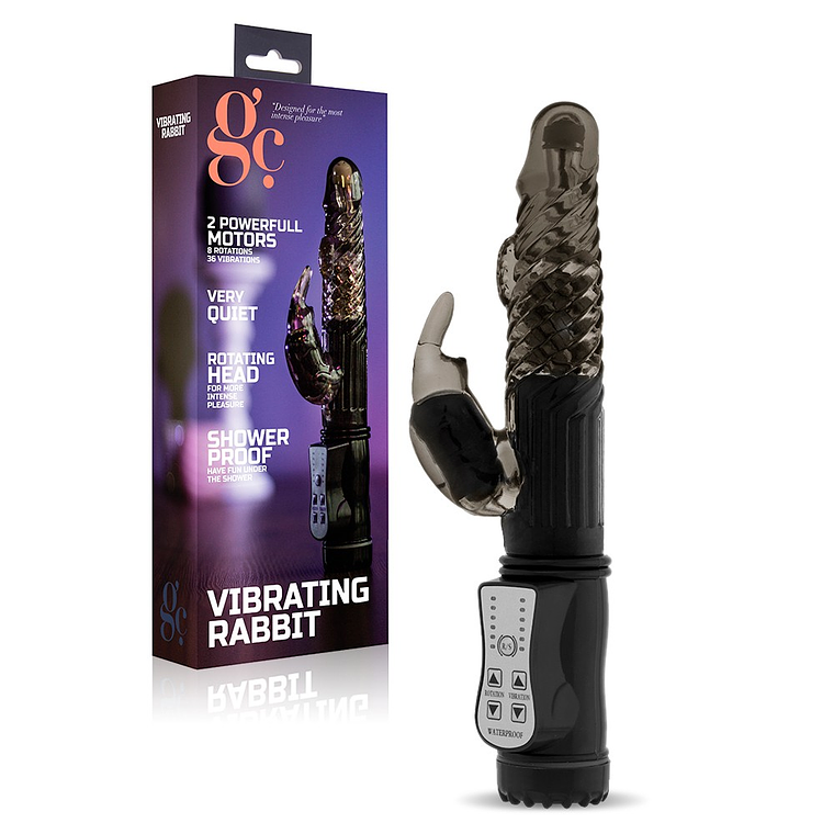 VIBRADOR VIBRATING RABBIT PRETO 2