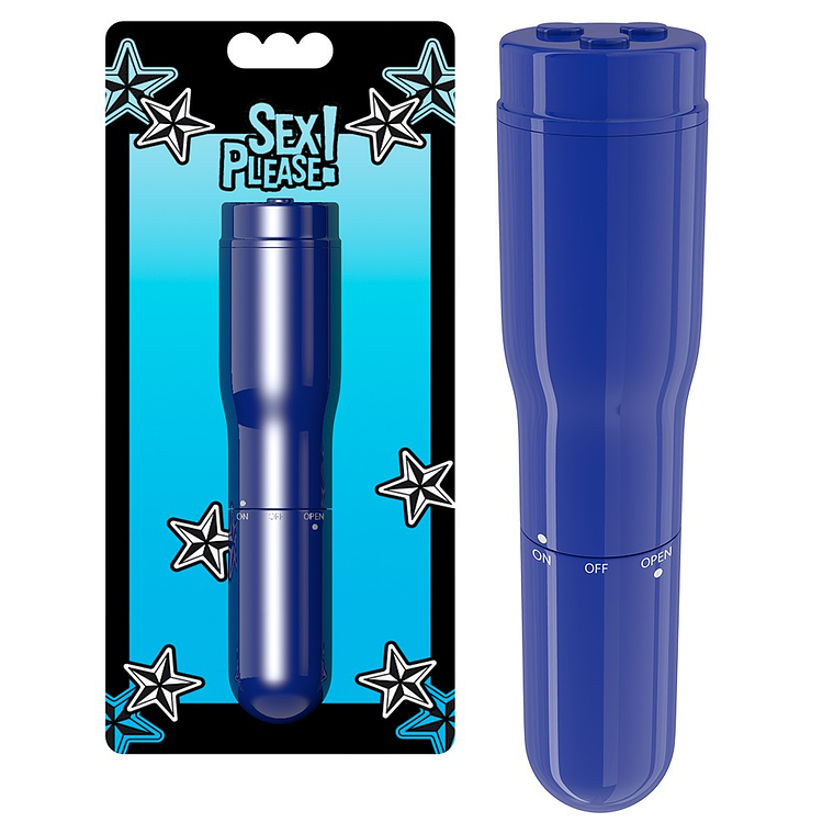 MINI VIBRADOR SEX PLEASE! SWEET SENSATIONS AZUL 2