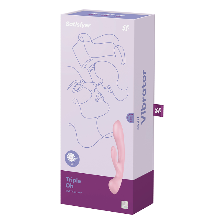 MULTI VIBRADOR TRIPLE OH ROSA SATISFYER 4