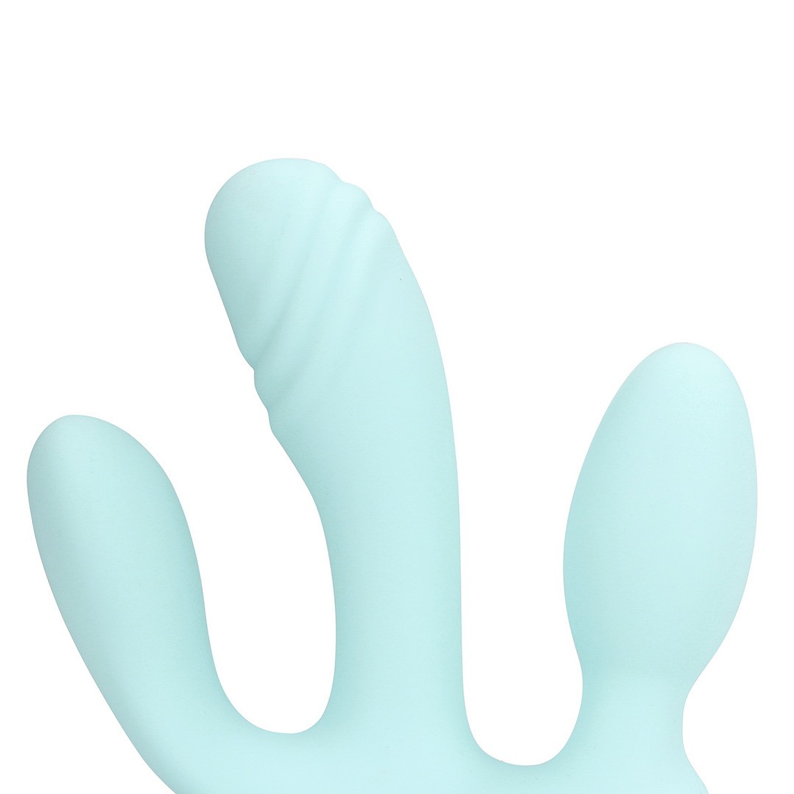 VIBRADOR 3-1 DE SILICONE LIQUIDO BREEZY BLUE LOVELINE 6