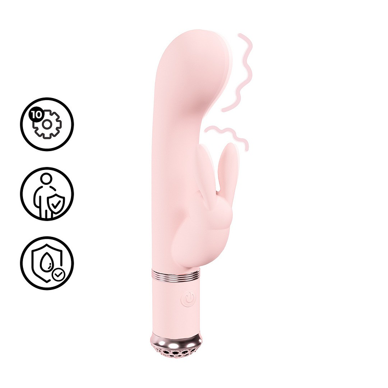 VIBRADOR BELLE RABBIT VIBE ROSA LOVELINE  1