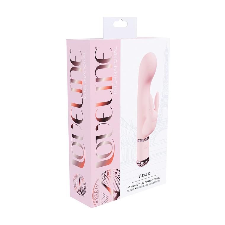 VIBRADOR BELLE RABBIT VIBE ROSA LOVELINE  2