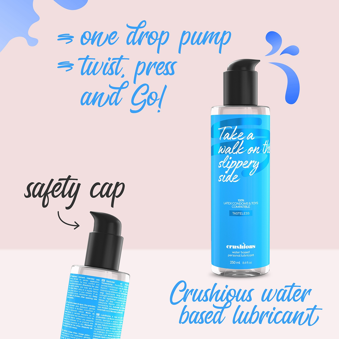 PACK EXCLUSIVO VIBRADOR RECARREGÁVEL OVO J2 BRANCO COM OFERTA DE TESTER E LUBRIFICANTE WATERBASED CRUSHIOUS 250ML 8