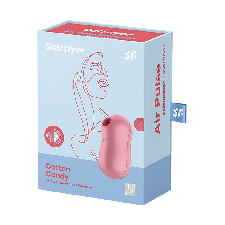 VIBRADOR COTTON CANDY SATISFYER ROSA 6